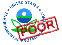 EPA Logo with Poor Mark